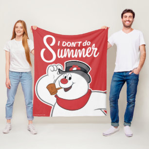 Frosty the Snowman™ I Don't Do Summer Fleece Blanket