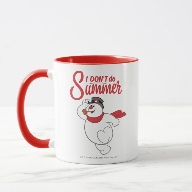 Frosty the Snowman™ | I Don't Do Summer Mug (Left)