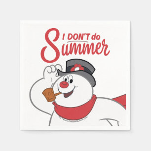 Frosty the Snowman™ I Don't Do Summer Napkin