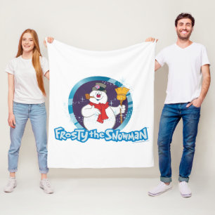 Frosty the Snowman™ Magical Frosty Portrait Fleece Blanket