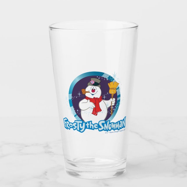 Frosty the Snowman™ | Magical Frosty Portrait Glass (Front)