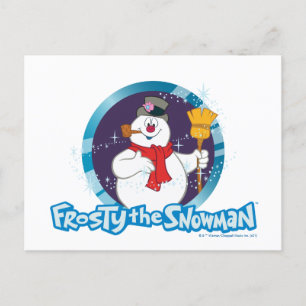 Frosty the Snowman™ Magical Frosty Portrait Holiday Postcard