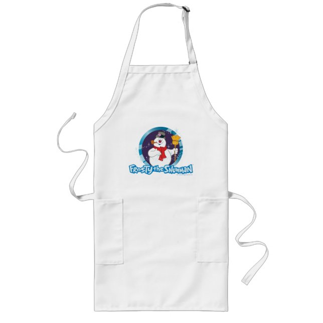 Frosty the Snowman™ | Magical Frosty Portrait Long Apron (Front)