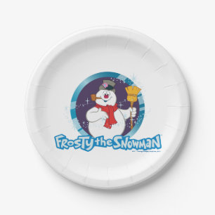 Frosty the Snowman™   Magical Frosty Portrait Paper Plate