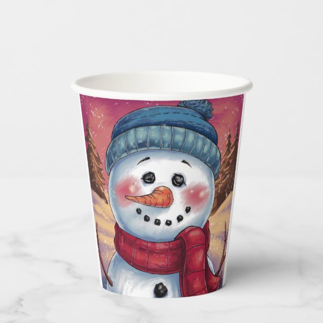 Frosty the Snowman Paper cup (Back)