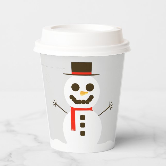 Frosty The Snowman Paper Cup (Front)