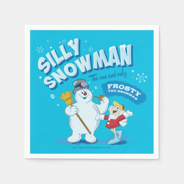 Frosty the Snowman™ | "Silly Snowman" Napkin (Front)