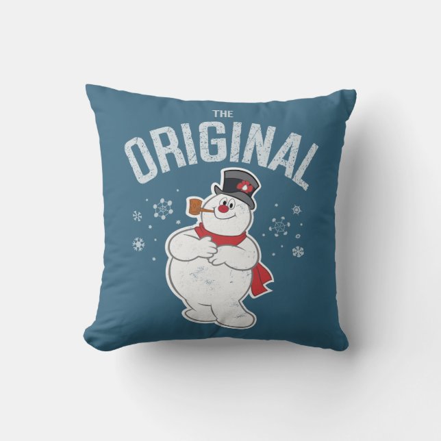 Frosty the Snowman™ | The Original Throw Pillow (Front)