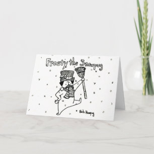 Frosty the Snowpug Holiday Card