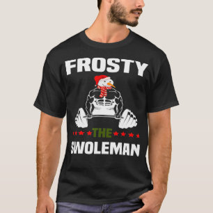 Frosty the Swoleman Christmas Sweater Funny Snowma