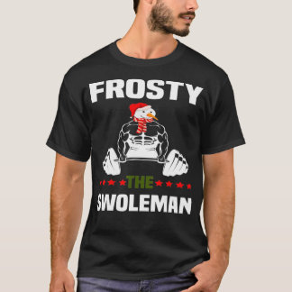 Frosty the Swoleman Christmas Sweater Funny Snowma