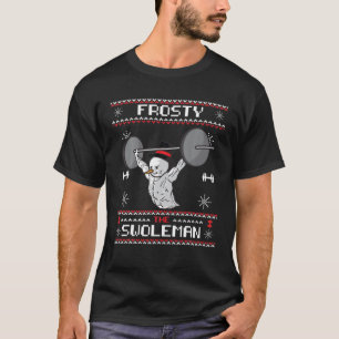 Frosty The Swoleman Christmas T-Shirt