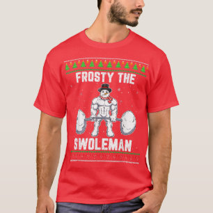 Frosty the Swoleman Ugly Christmas Sweater Funny S