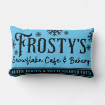 Frosty Throw Pillow