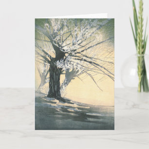 Frosty Tree 1920 Holiday Card