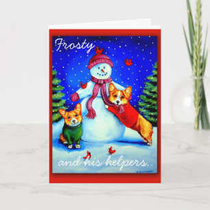 Frosty's Helpers card
