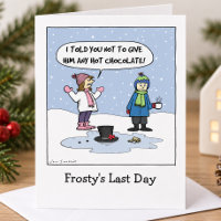 "Frosty's Last Day" Funny Christmas Cartoon | Xmas