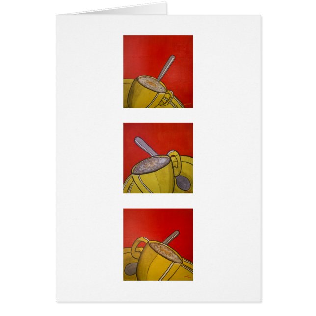 Frothy Coffee Card (Series) (Front)