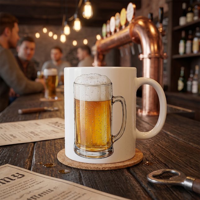 Frothy Cold Beer Mug Drinker (Creator Uploaded)