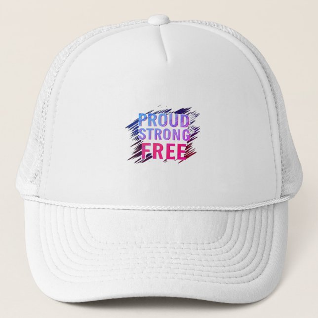 Froud strong free trucker hat (Front)