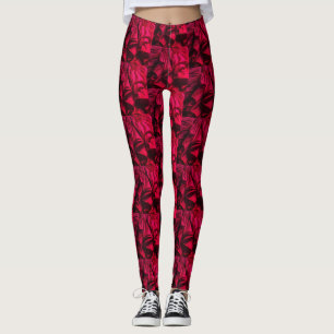 Froufrous bordeaux foncé sur collant personnalisé