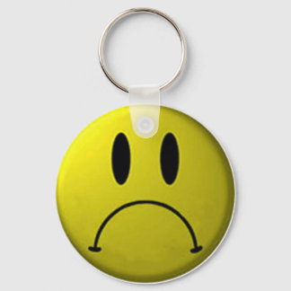 Frown Face Keychain