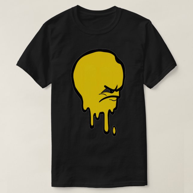 Frown Face Trippy T-Shirt (Design Front)