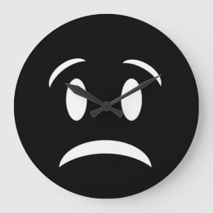 FROWNIE FACE LARGE CLOCK