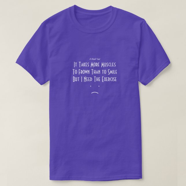 Frowny Face - A MisterP Shirt (Design Front)