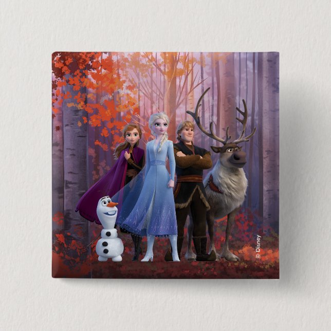Frozen 2 | A Bond Like No Other Inch Square Button (Front)