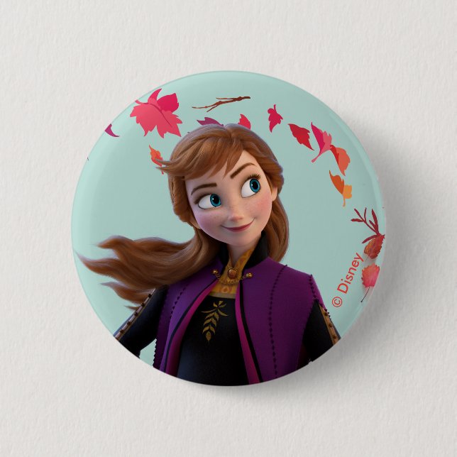 Frozen 2: Anna | Change Is In The Air 2 Inch Round Button (Front)