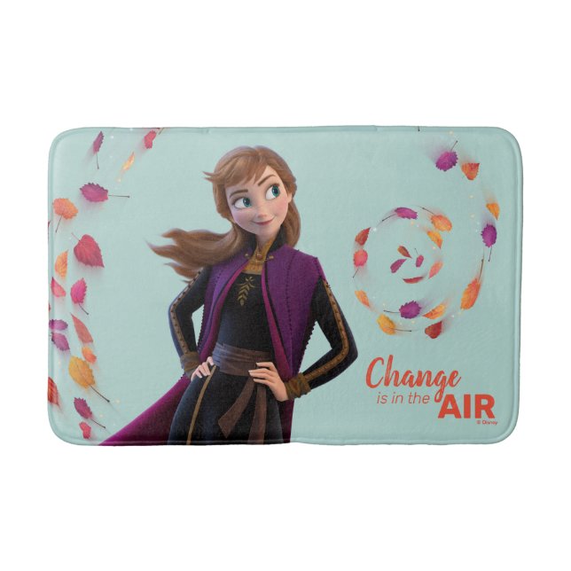 Frozen 2: Anna | Change Is In The Air Bath Mat (Front)