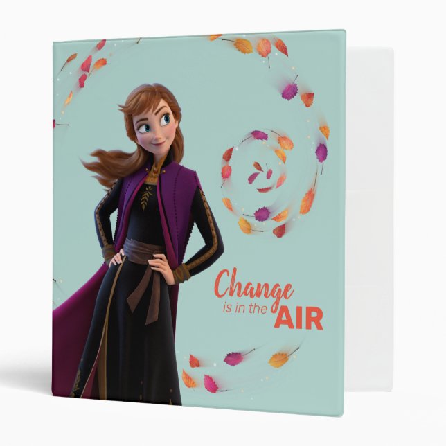 Frozen 2: Anna | Change Is In The Air Binder (Front/Inside)
