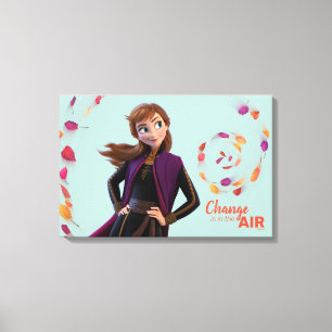 Frozen 2: Anna   Change Is In The Air Canvas Print