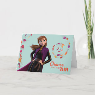 Frozen 2: Anna   Change Is In The Air Card