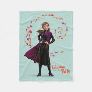 Frozen 2: Anna   Change Is In The Air Fleece Blanket