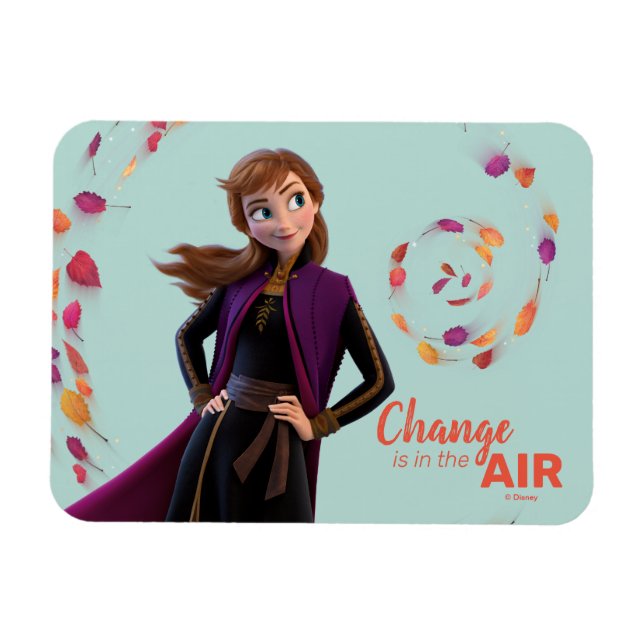 Frozen 2: Anna | Change Is In The Air Magnet (Horizontal)