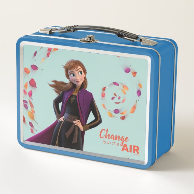 Frozen 2: Anna | Change Is In The Air Metal Lunch Box (Front)