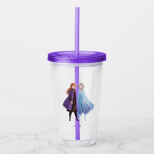 Frozen 2 | Anna & Elsa | A Journey Together Acrylic Tumbler (Front)