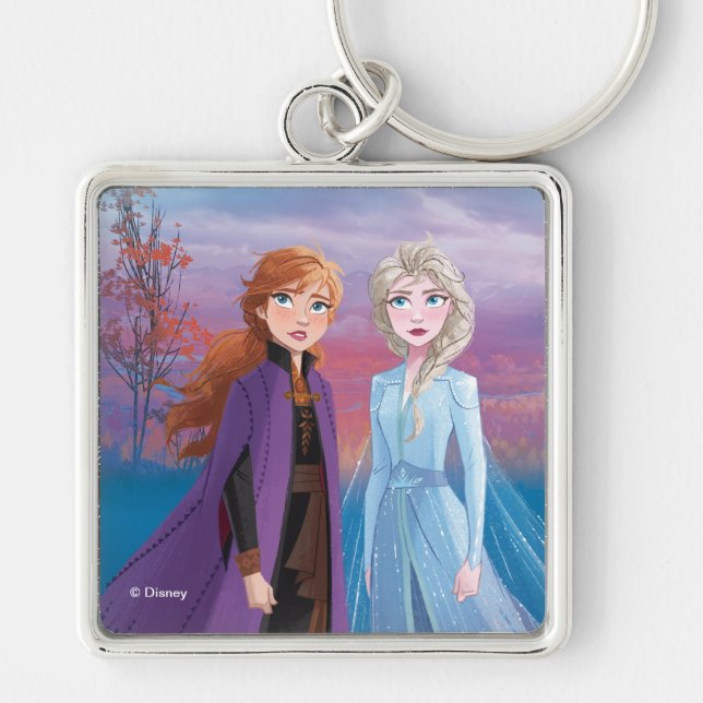Frozen 2 | Anna & Elsa | A Journey Together Keychain (Front)