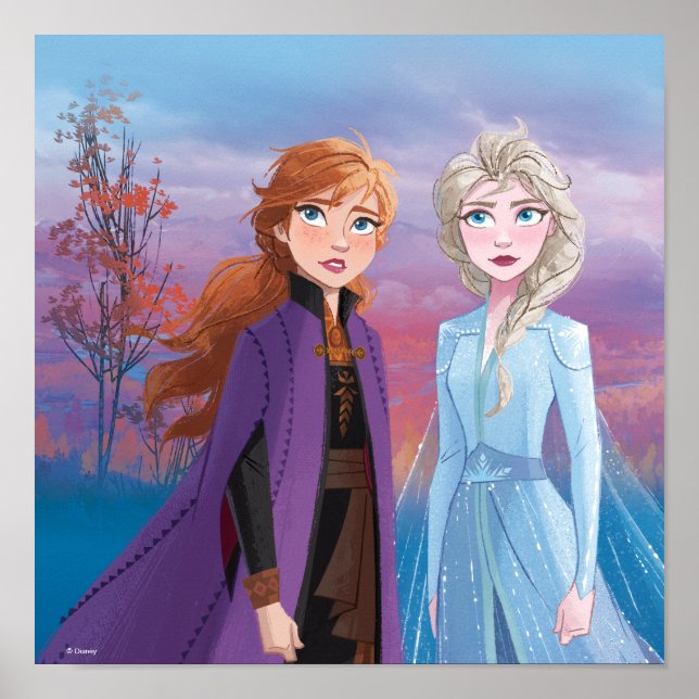 Frozen 2 | Anna & Elsa | A Journey Together Poster (Front)