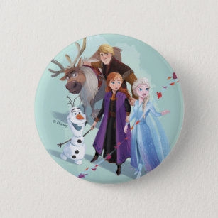 Frozen 2: Anna, Elsa & Friends   Change 2 Inch Round Button