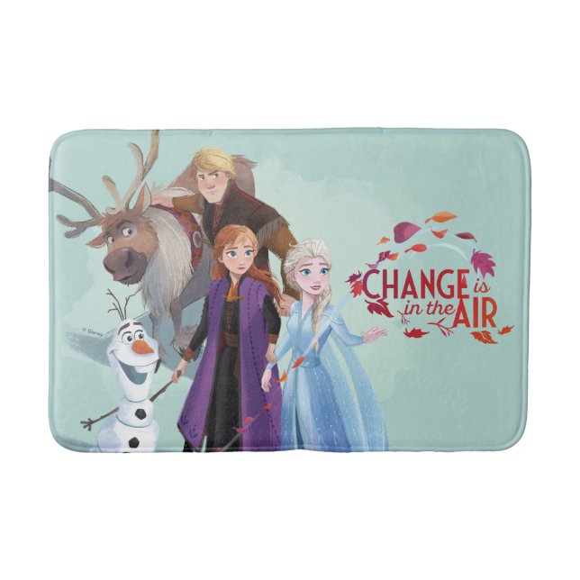 Frozen 2: Anna, Elsa & Friends | Change Bath Mat (Front)