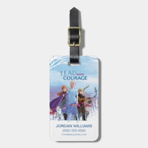 Frozen 2: Anna, Elsa, & Friends Courage Luggage Tag