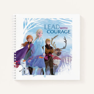 Frozen 2: Anna, Elsa, & Friends   Courage Notebook