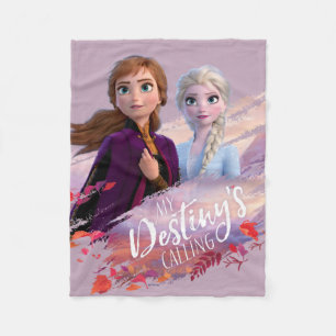 Frozen 2: Anna & Elsa My Destiny's Calling Fleece Blanket