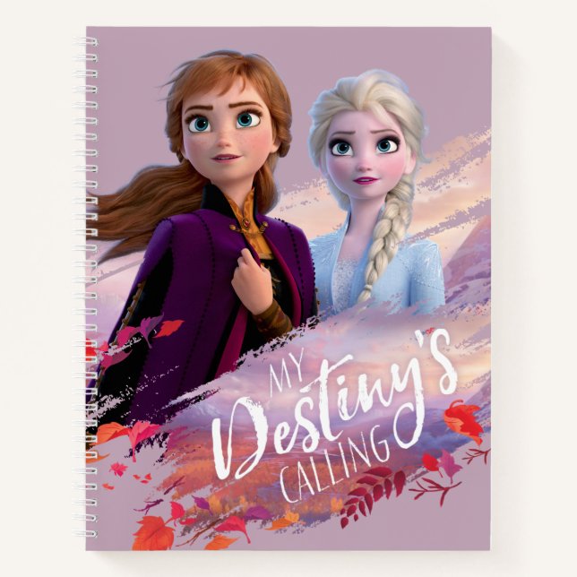 Frozen 2: Anna & Elsa | My Destiny's Calling Notebook (Front)