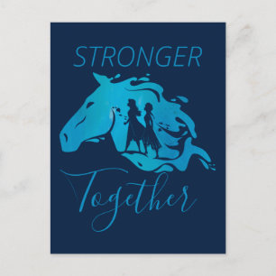 Frozen 2: Anna, Elsa, & Nokk Watercolor Graphic Postcard