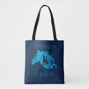 Frozen 2: Anna, Elsa, & Nokk Watercolor Graphic Tote Bag