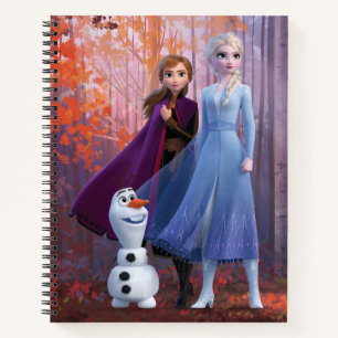 Frozen 2   Anna, Elsa & Olaf Notebook